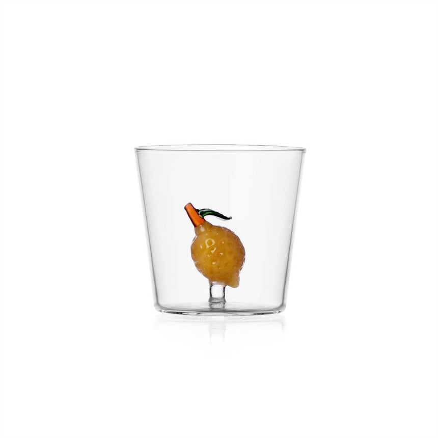 Fruits & Flowers tumbler, Lemon