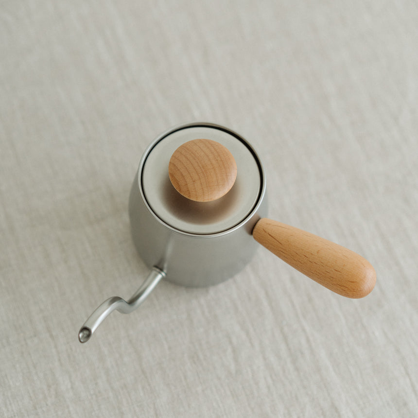 Miyaco Single Drip Pour Over Pot, Silver