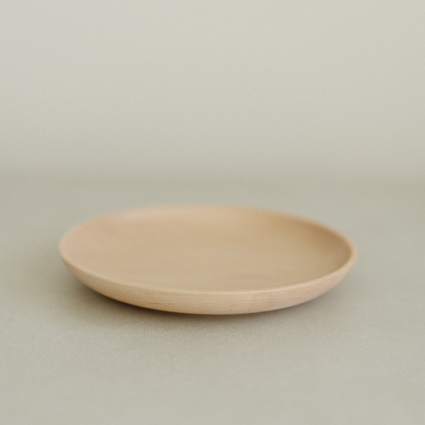 Natural Maple Wooden Plate