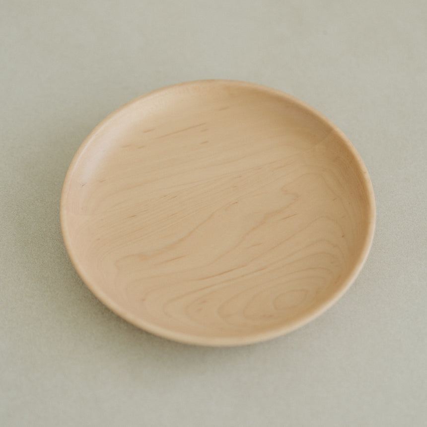 Natural Maple Wooden Plate
