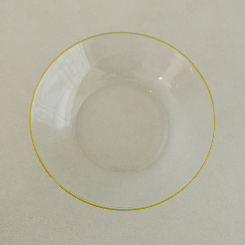 POTPURRI Bitte Glass Bowl, Yellow