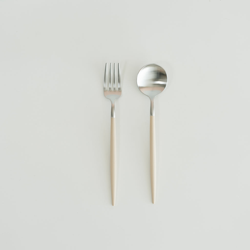 CUTIPOL GOA Matte Silver Flatware, Ivory – Slow Sunday Select Shop