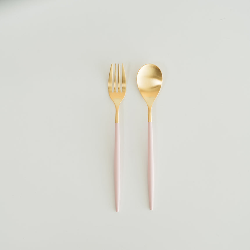 MIO Gold Flatware, Blush