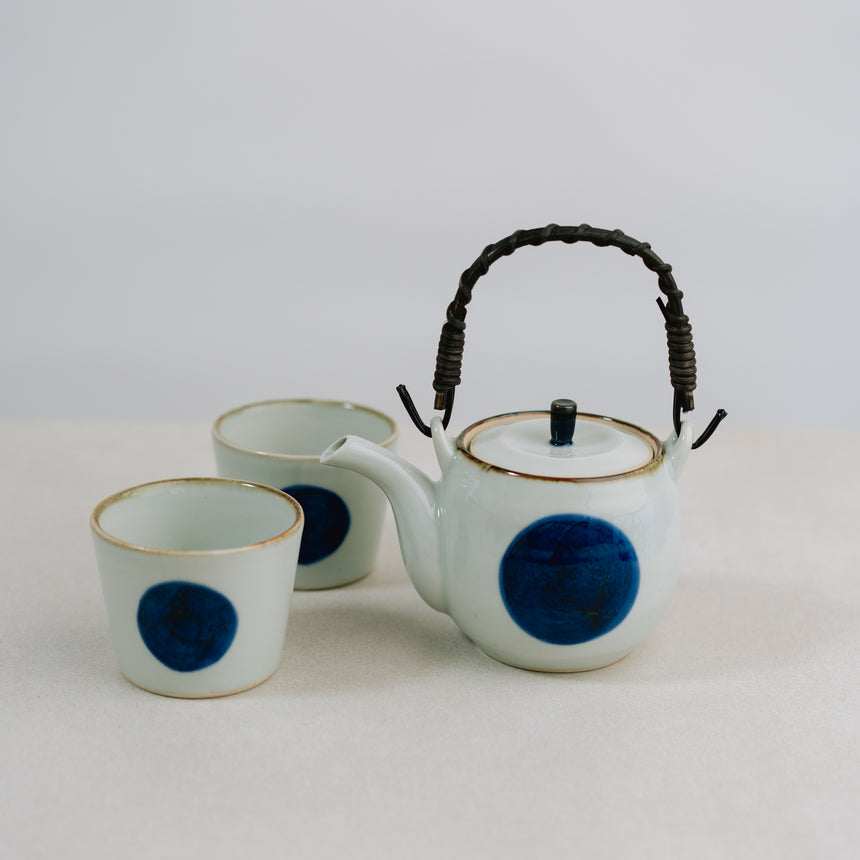 IROHA Tea Pot 3pc set, Circle