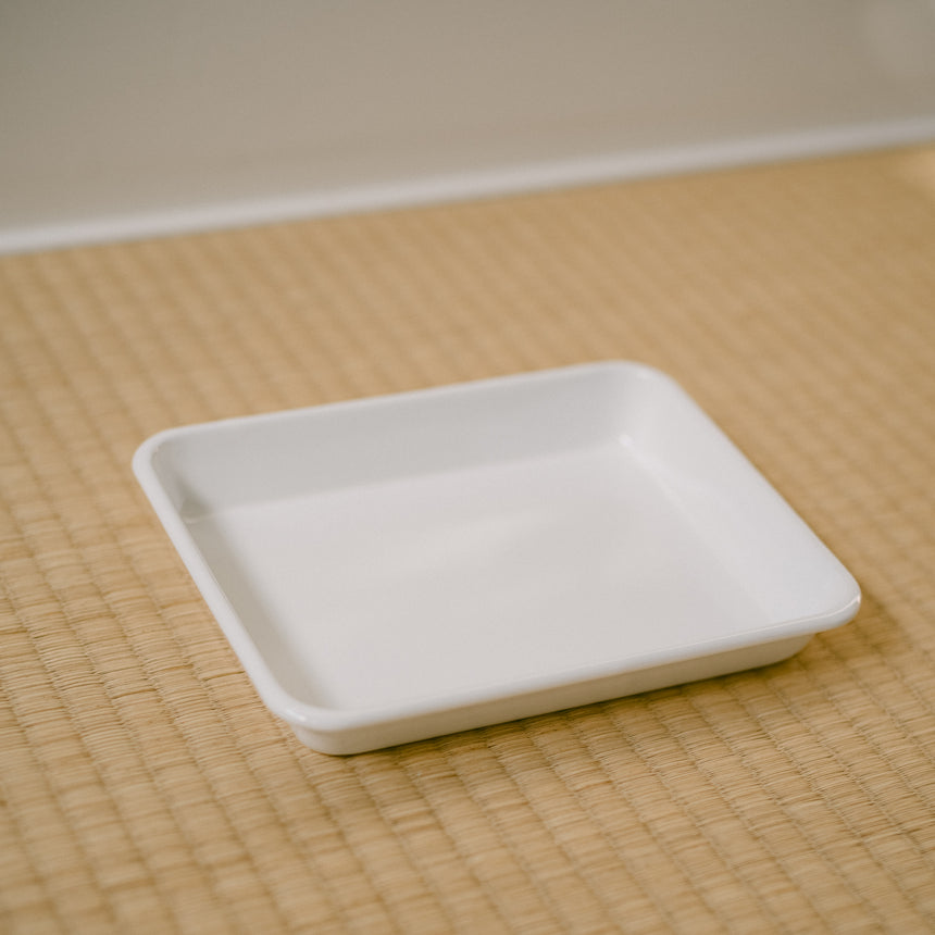 Noda Horo White Series Enamel Meal Prep Baking Tray