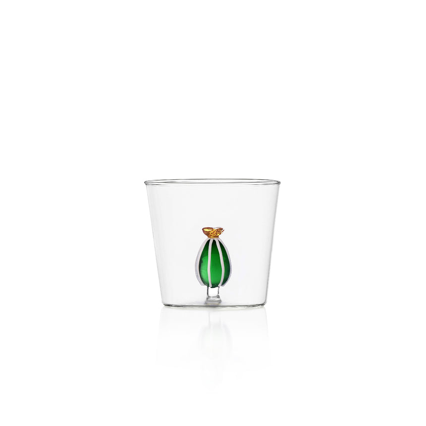 Desert Plant Tumbler, Cactus Amber Flower