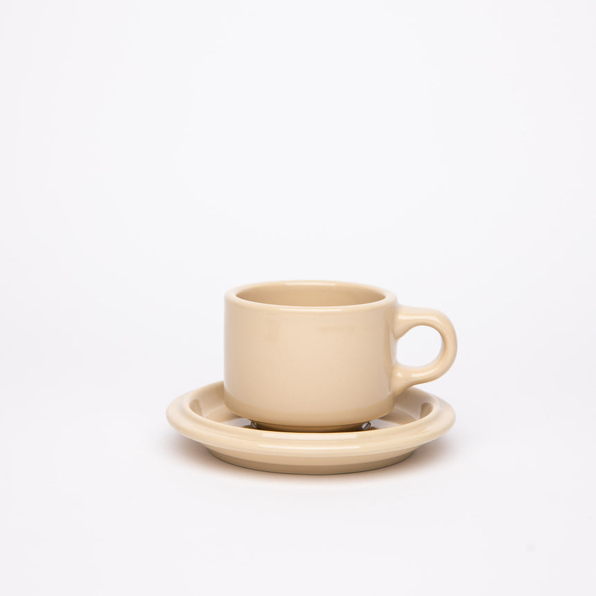 GOOD OL' Cup and Saucer - Beige