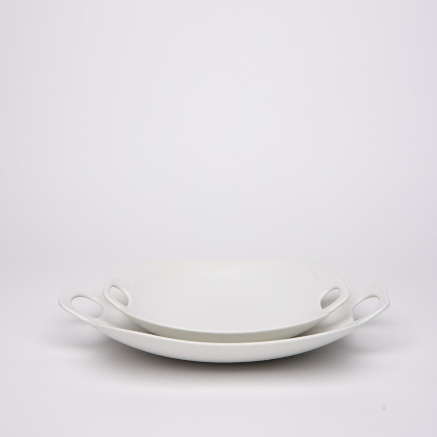 bon voyage plate, white