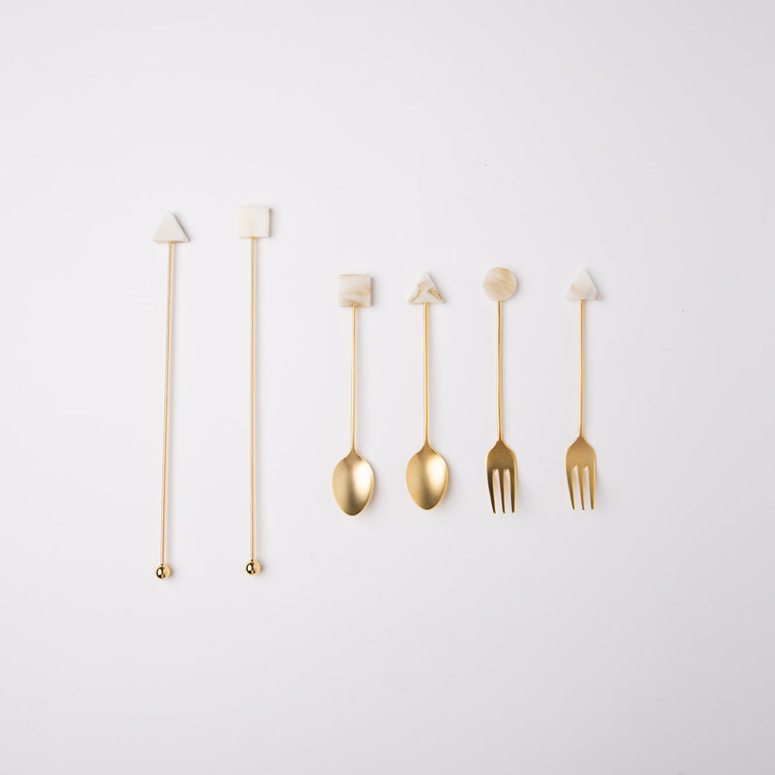 TSUBAME Acrylic Cutlery - Pearl