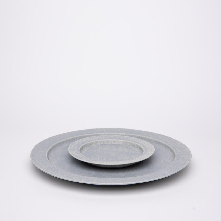 unjour plate - nami, light grey
