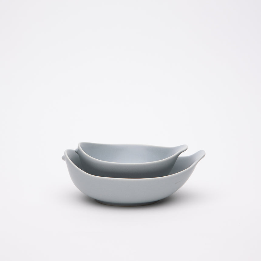 Miyama Cotori Bowl 2pc Set, Gray