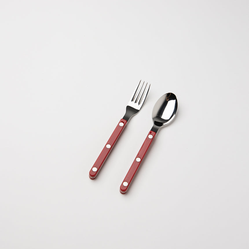 Sabre Bistrot Shiny Flatware, Burgundy