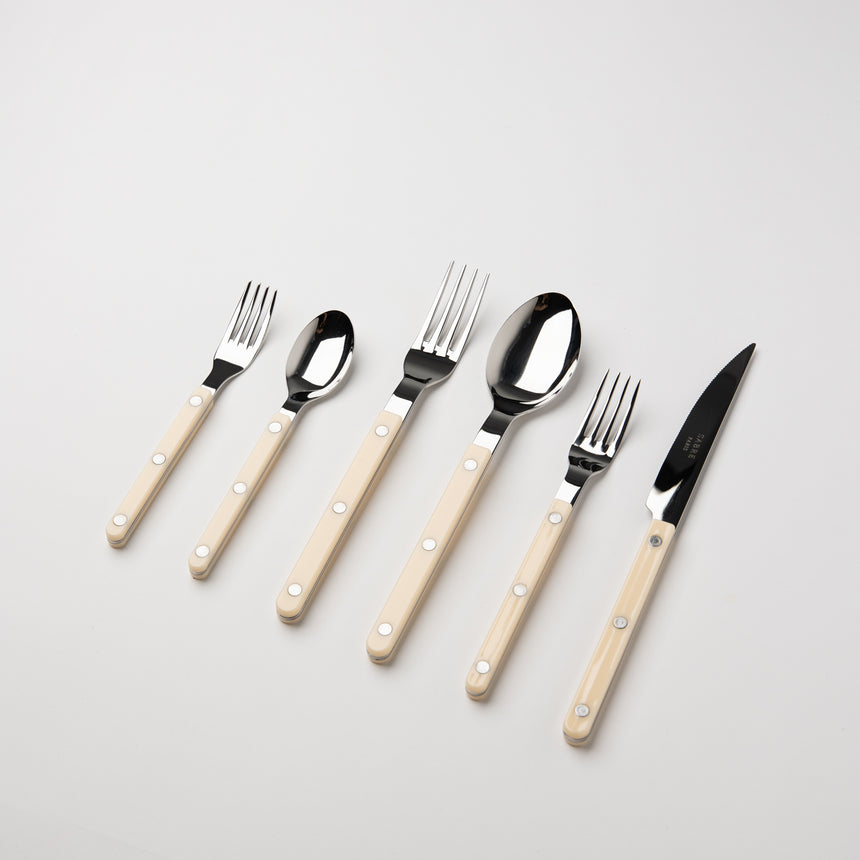Sabre Bistrot Shiny Flatware, Ivory