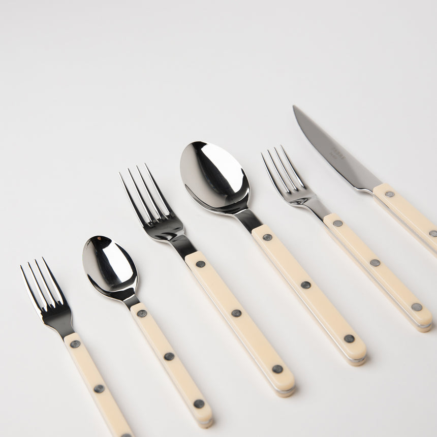 Sabre Bistrot Shiny Flatware, Ivory