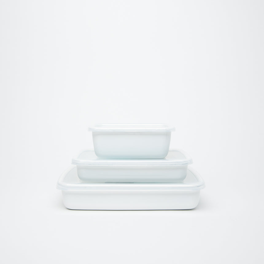Noda Horo Enamel Storage Container