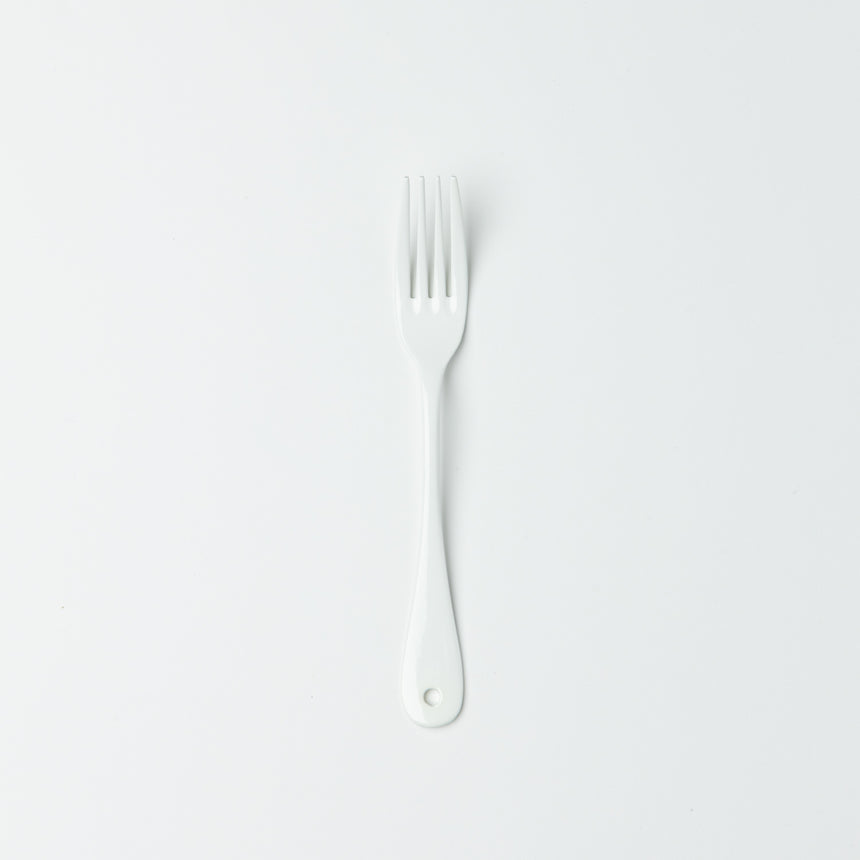 Blanc - Enamelware Dessert Fork