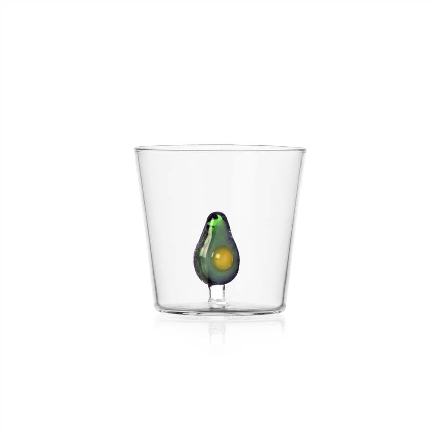 Fruits & Flowers tumbler, Avocado