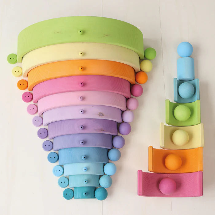 Wooden Pastel Balls, Small
