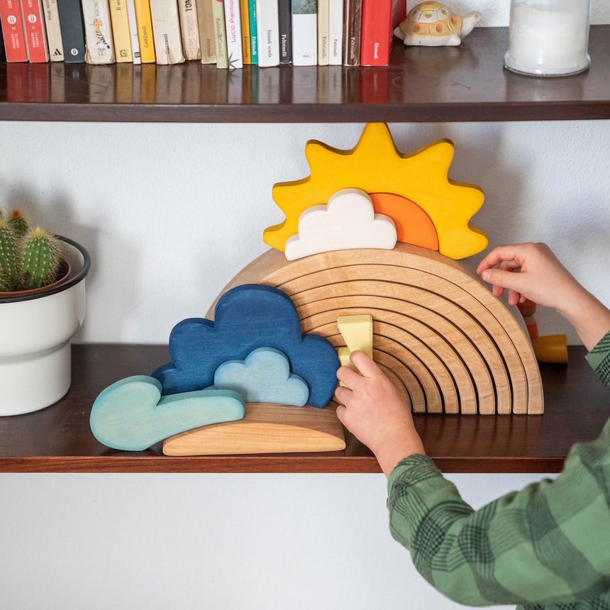 Wooden Building Set, Weather