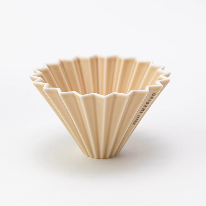 ORIGAMI Pour Over Dripper S, Matte Beige