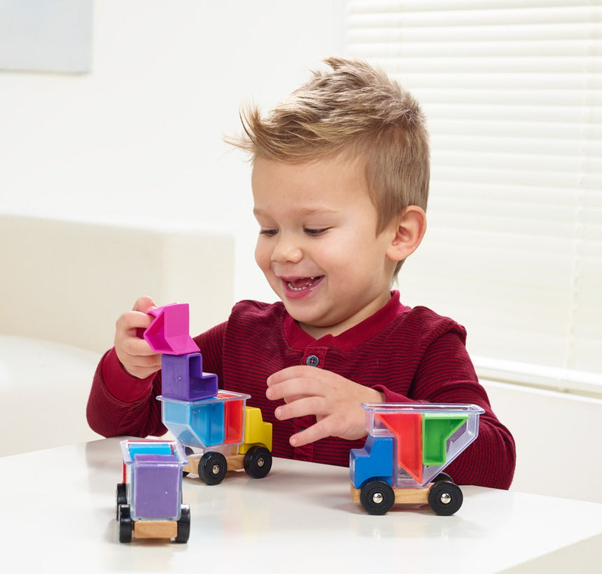 Smart Games - Trucky 3, Wooden Spatial Packing Puzzle