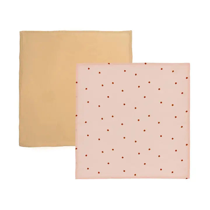 OYOY - Muslin Cloth - 2pk, Apple