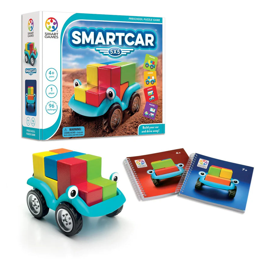 Smart Games - Smart Car 5x5 Wooden Puzzle Game and Toy