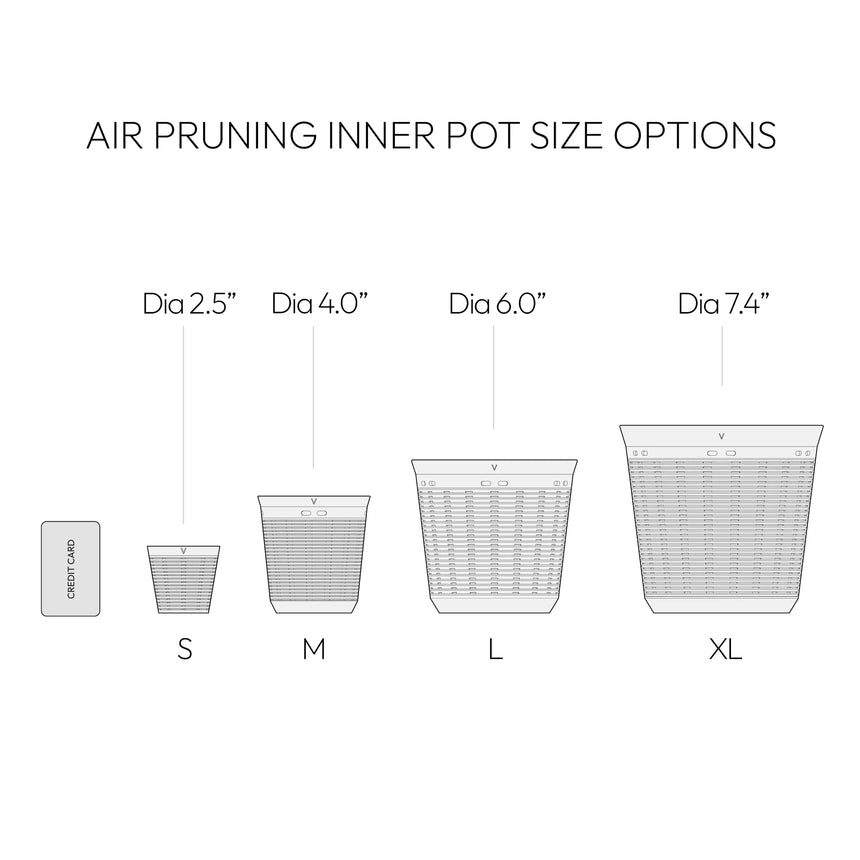 PEBBLE SELF-WATERING & AIR PRUNING PLANTER