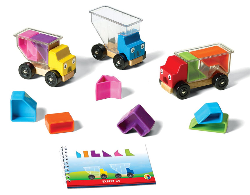 Smart Games - Trucky 3, Wooden Spatial Packing Puzzle