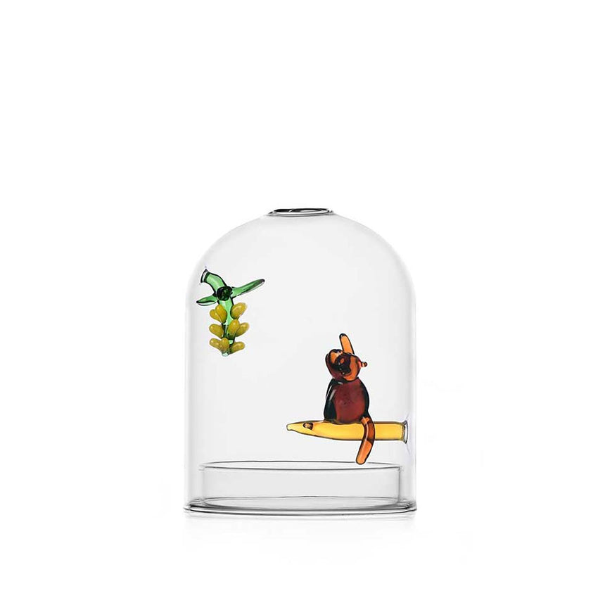 Birds Tealight Candle Holder, Monkey and Bananas