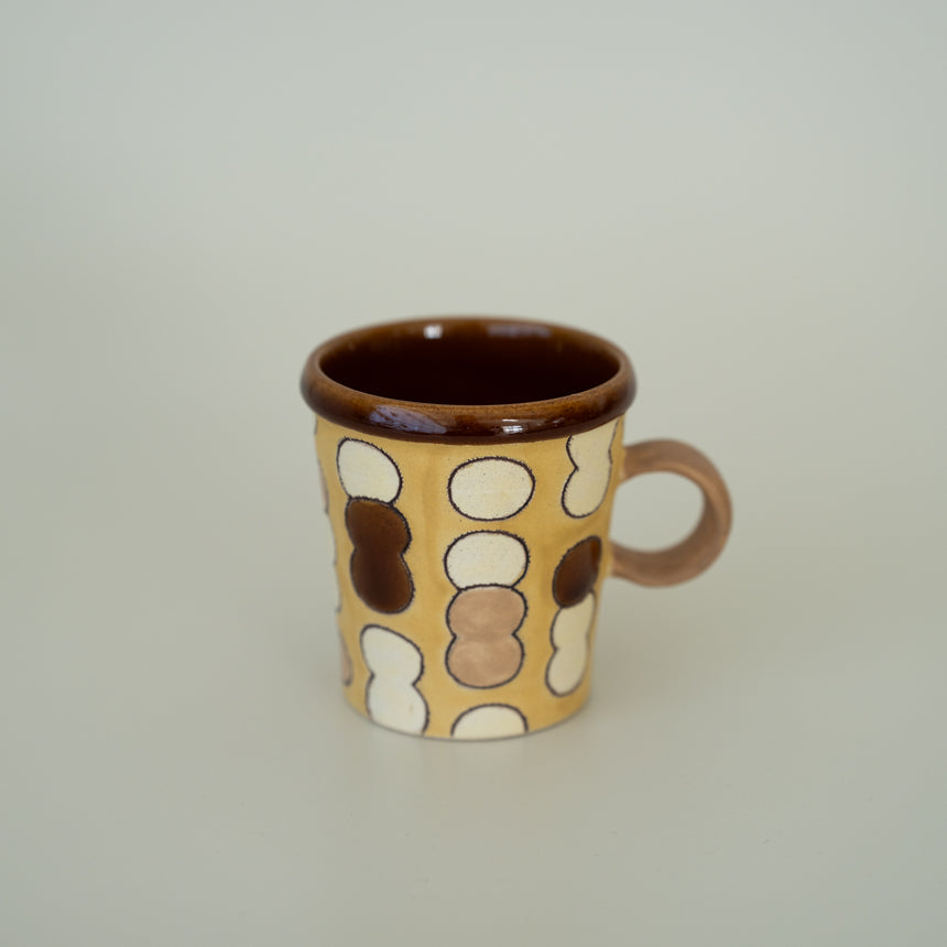 Claysup Handcraft Mug, Candied Pearls