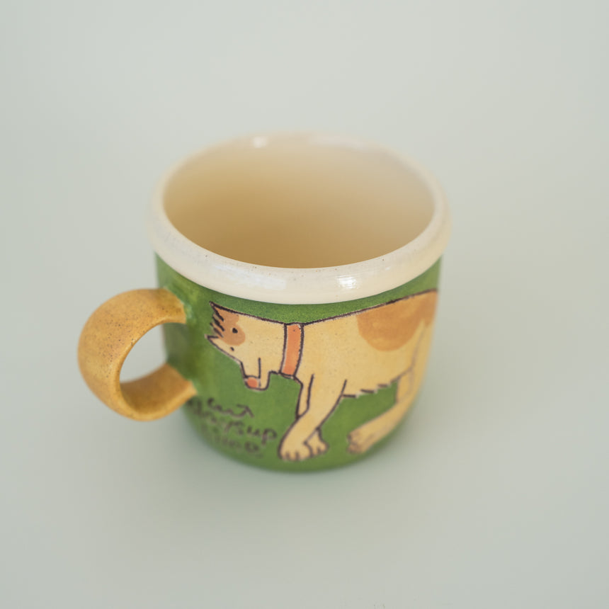 Claysup Handcraft Mug, Lazy Sunday Dog