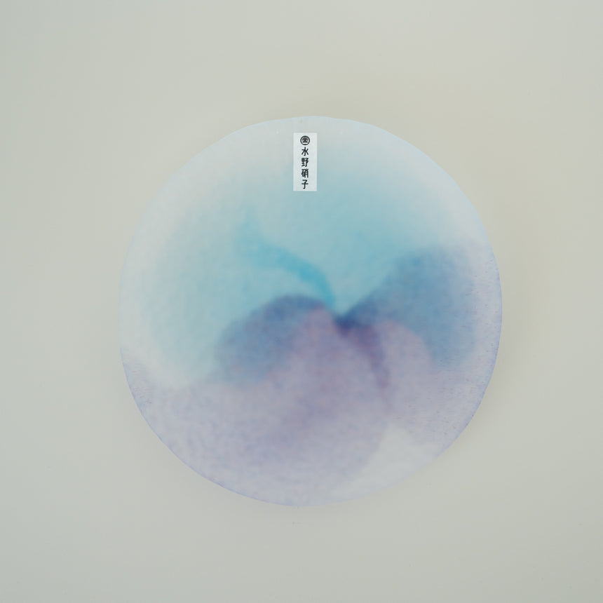 Monet Reverie Glass Plate, Violet Mist