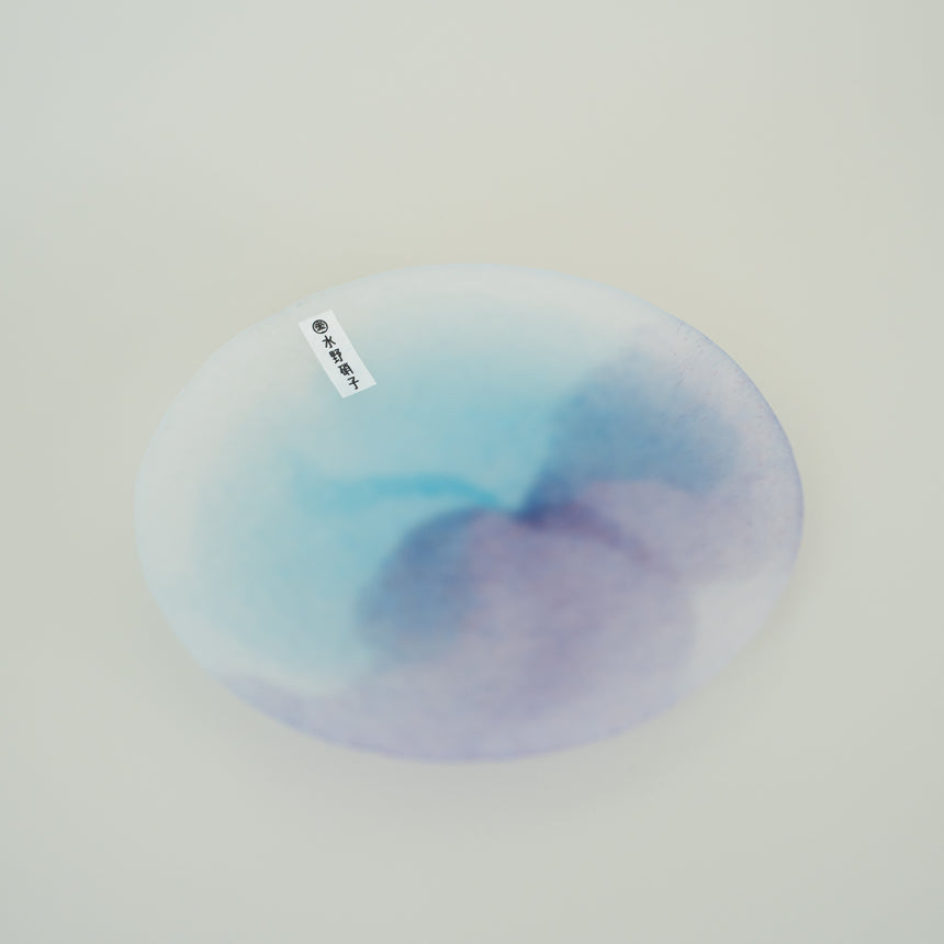 Monet Reverie Glass Plate, Violet Mist