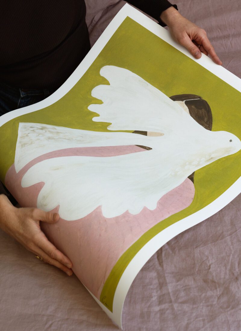 Bird and Woman - Clara Schicketanz