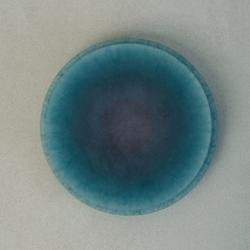 Handcrafted Glass Plate, Lunar Glow