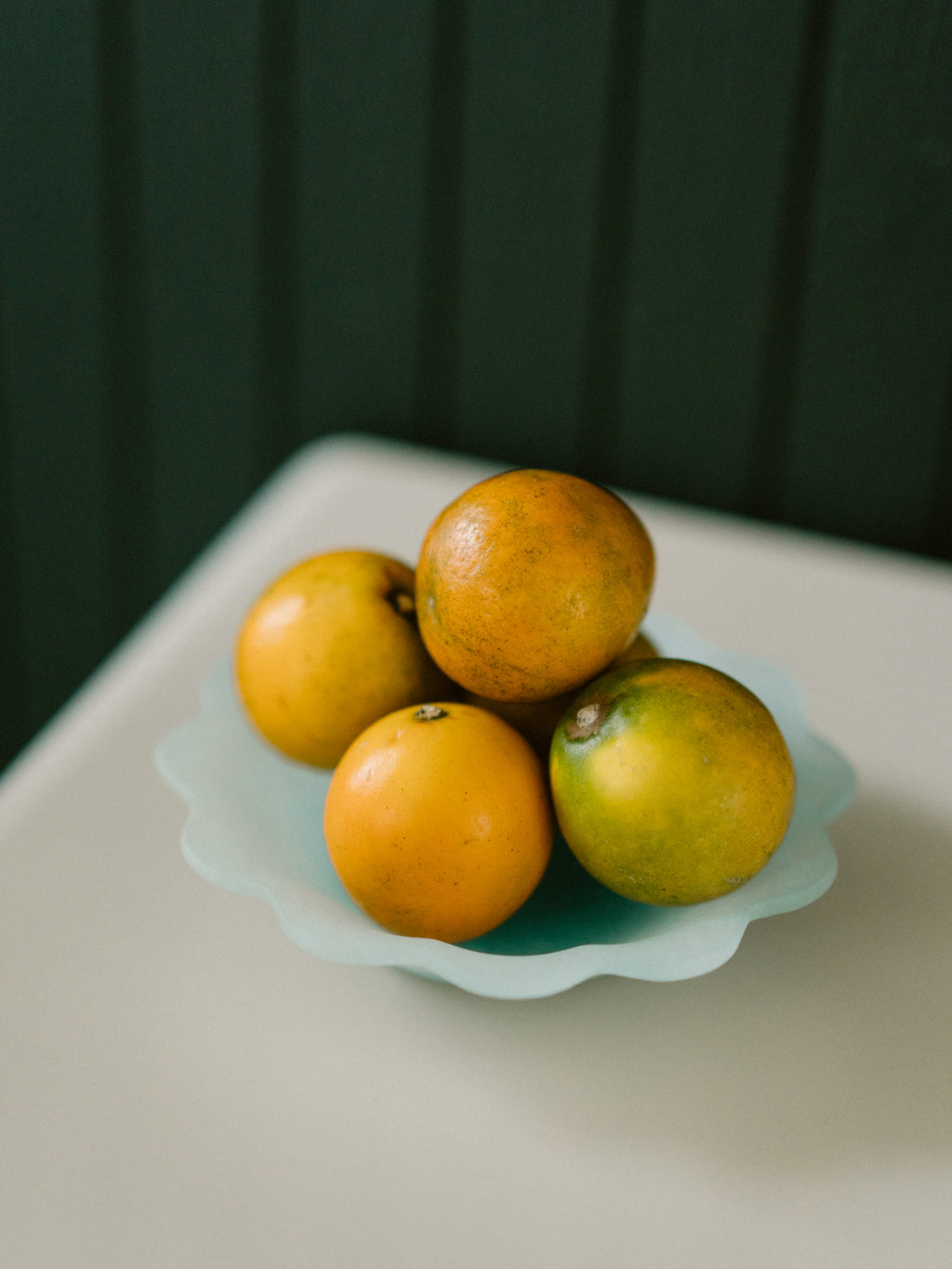 Ethereal Petal Glass Bowl, Jade Blue – Slow Sunday Select Shop