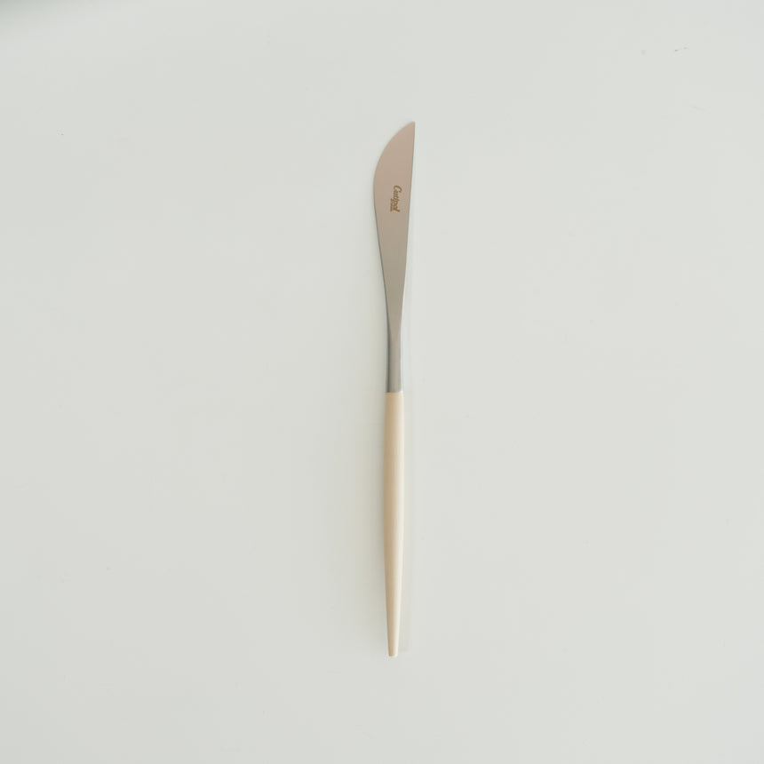GOA Matte Silver Flatware, Ivory
