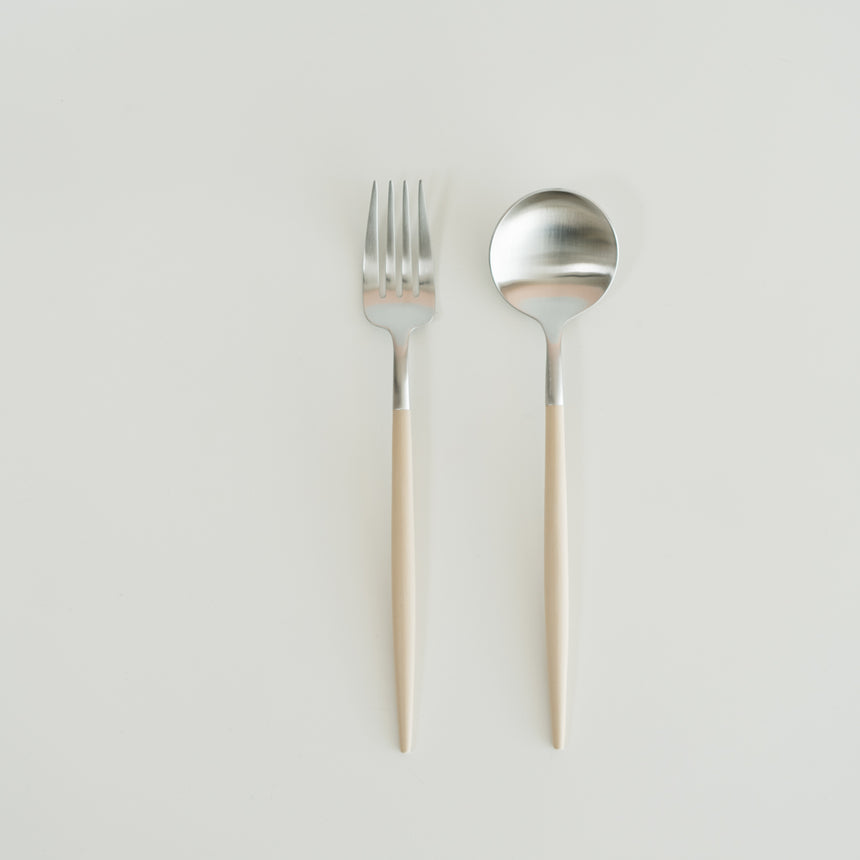 CUTIPOL GOA Matte Silver Flatware, Ivory – Slow Sunday Select Shop