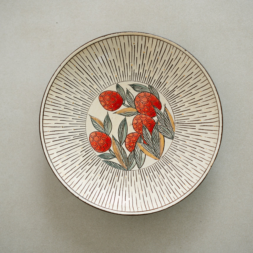 Floral Shadows Plate Collection - Lychee