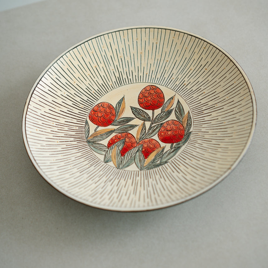 Floral Shadows Plate Collection - Lychee