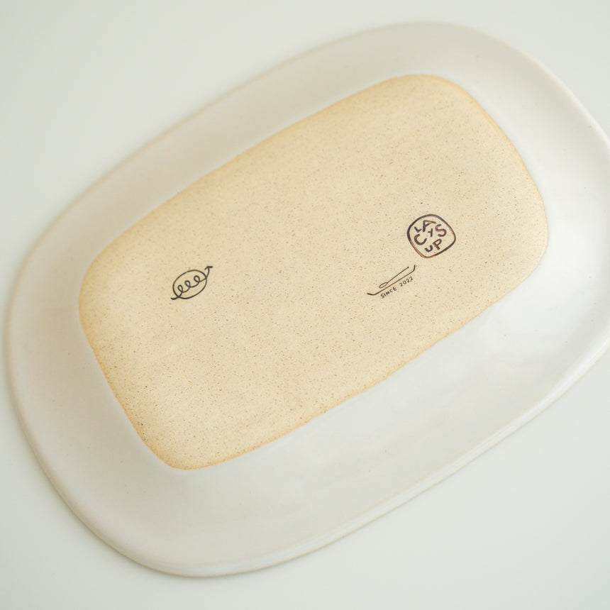 Claysup Handcraft Mug and Plate, Chair and Cat