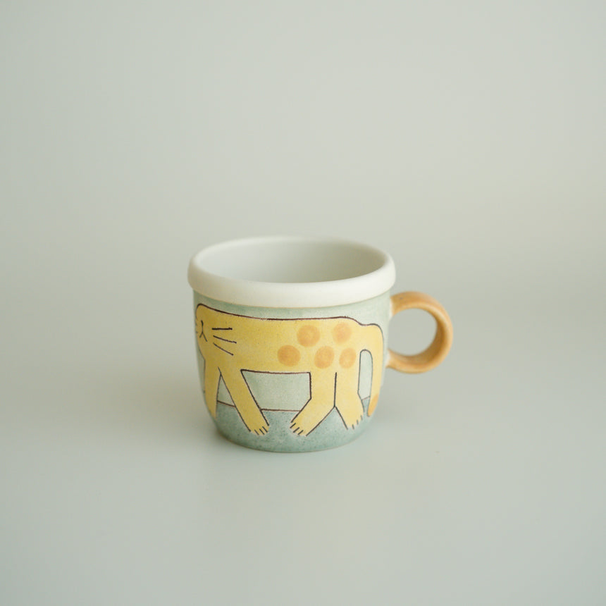 Claysup Handcraft Mug, the Cat