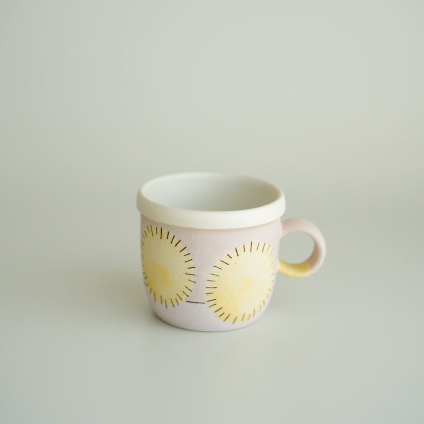Claysup Handcraft Mug, Dandelion