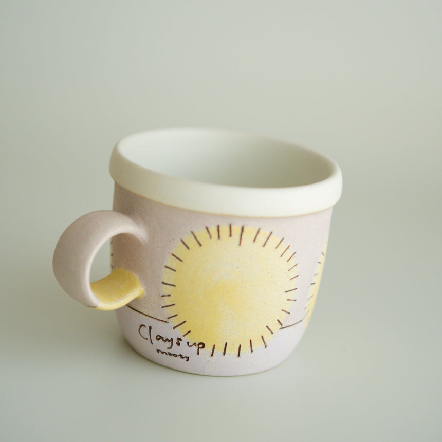 Claysup Handcraft Mug, Dandelion