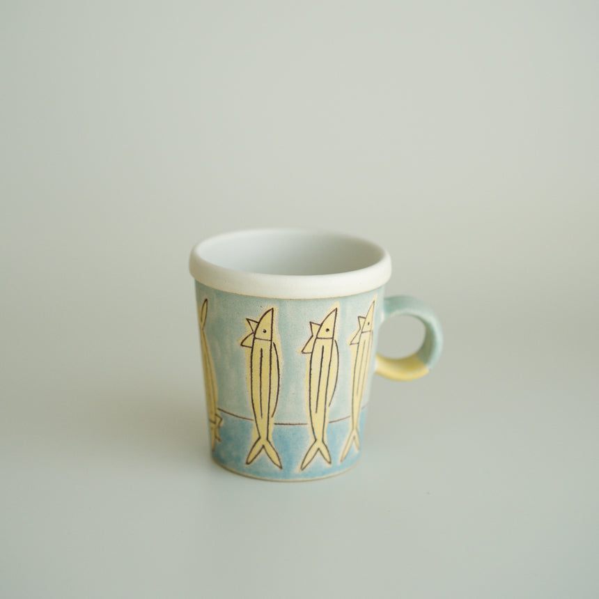 Claysup Handcraft Mug, Fish