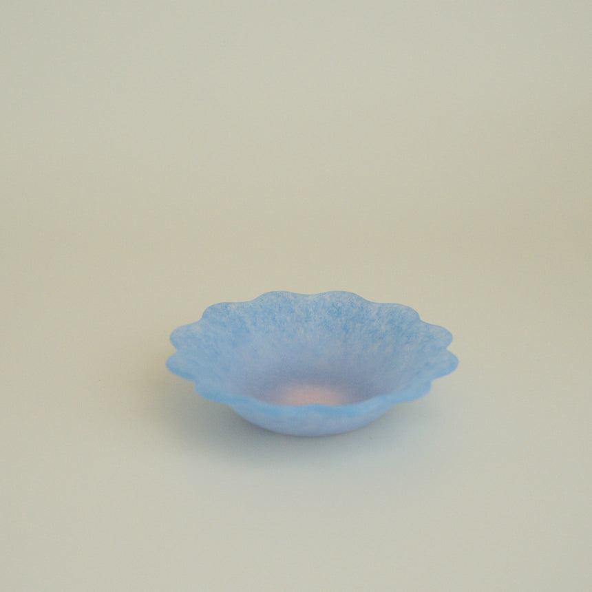 Ethereal Petal Glass Bowl, Lavender Field