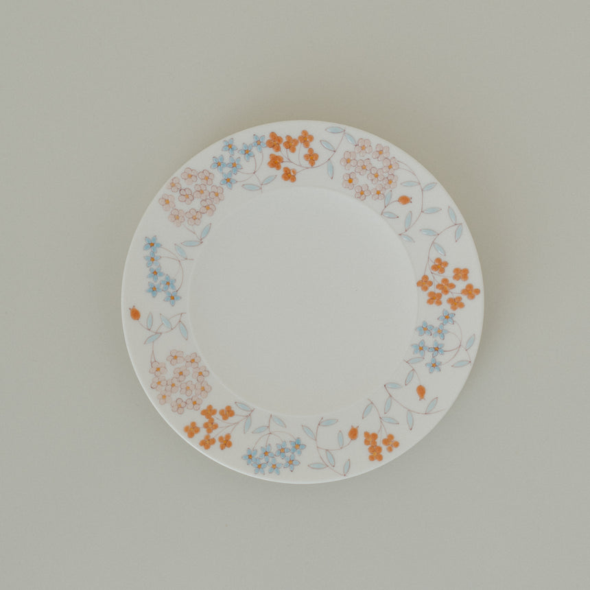 Flowering Hoya Latte Mug and Saucer - Hand-painted