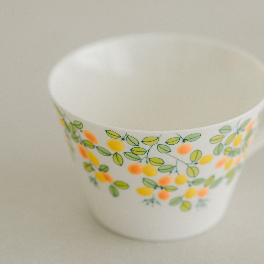 Loquat Latte Mug - Hand-painted