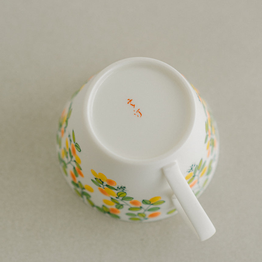 Loquat Latte Mug - Hand-painted